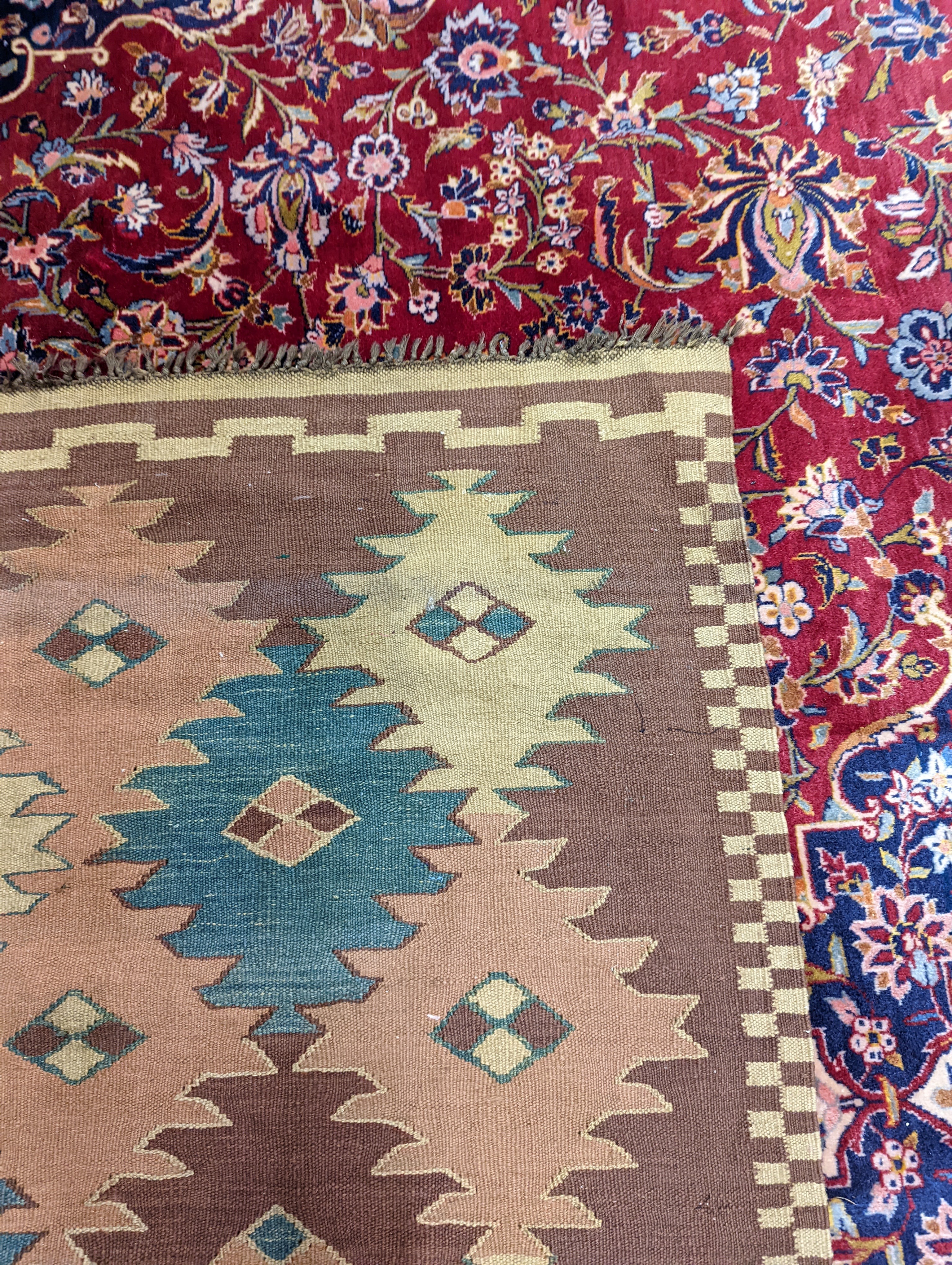 An Afghan Kelim flatweave rug, 190 x 150cm